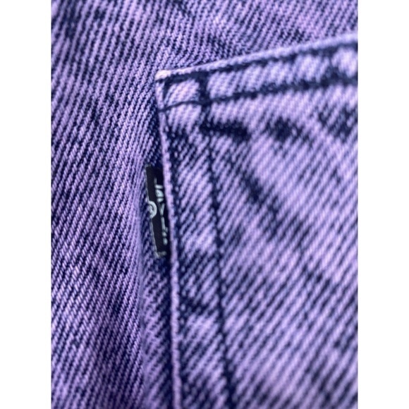 RARE Levis LINE 8 “SAMPLE GARMENT” Cropped Jeans - Picture 5 of 8